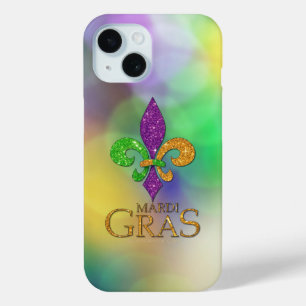 Coque Pour iPhone 15 Le Joe festif de SlipperyJoe thème Mardi Gras viol
