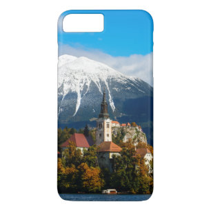 Coque iPhone 8 Plus/7 Plus Le lac a saigné le paysage en automne