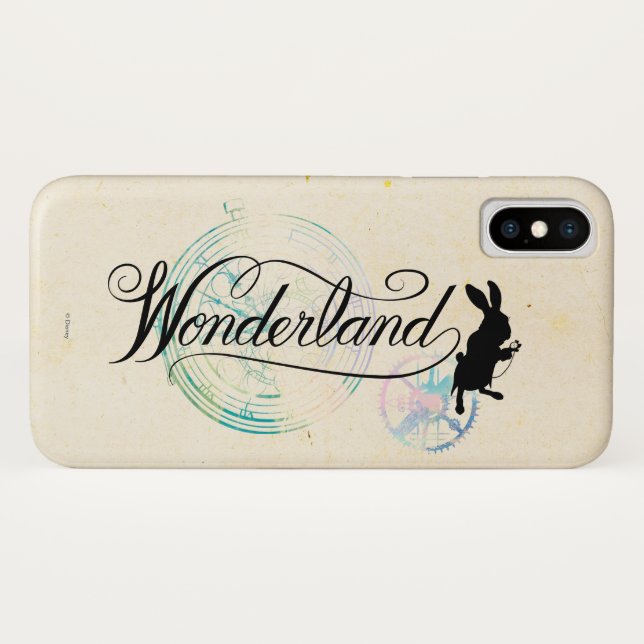 Coques Case-Mate iPhone Le Lapin Blanc| Wonderland 2 (Dos (Horizontal))