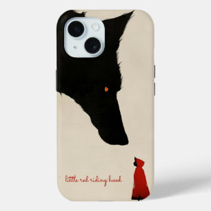 Coque Pour iPhone 15 le loup sans coeur et le petit chaperon rouge