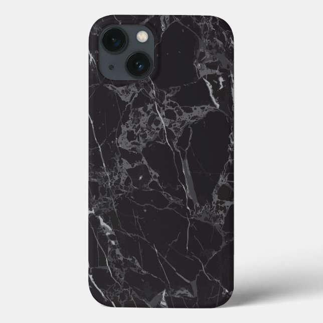 Coques Case-Mate iPhone le meilleur marbre noir (Verso)