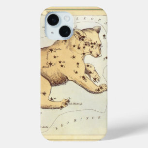 Coque Pour iPhone 15 Le miroir d'Urania, carte céleste d'astronomie vin