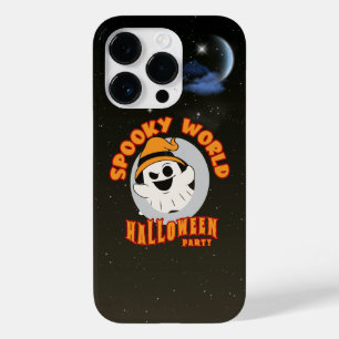 Coque Pour iPhone 14 Pro Le monde Éffrayant d'Halloween  