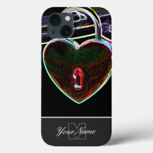 Case-Mate iPhone Case Le Monogramme de Néon-Pop-Art lourd et plein de co