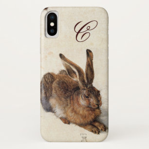 Coque iPhone X LE MONogramme DU RABBIT ( Jeune Lièvre )