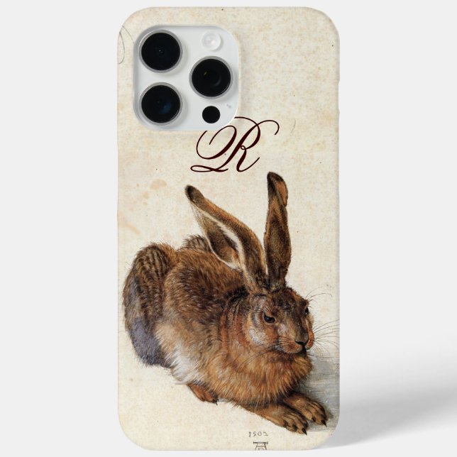 Coques Case-Mate iPhone LE MONogramme DU RABBIT ( Jeune Lièvre ) (Verso)