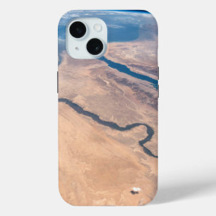 Coque Pour iPhone 15 Le Nil, La Mer Rouge Et La Mer Méditerranée.
