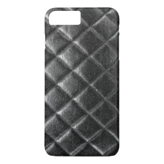 Coque iPhone 7 Plus Le noir a piqué le caviar piqué de cc de sac en