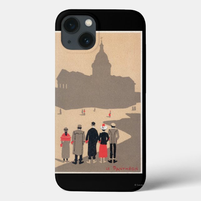 Coques Case-Mate iPhone Le Panthéon Art Déco Scène Paris, France (Verso)