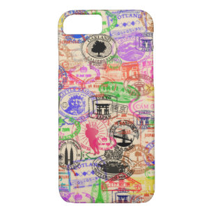 Coque Case-Mate Pour iPhone Le passeport vintage emboutit le cas de l'iPhone 7