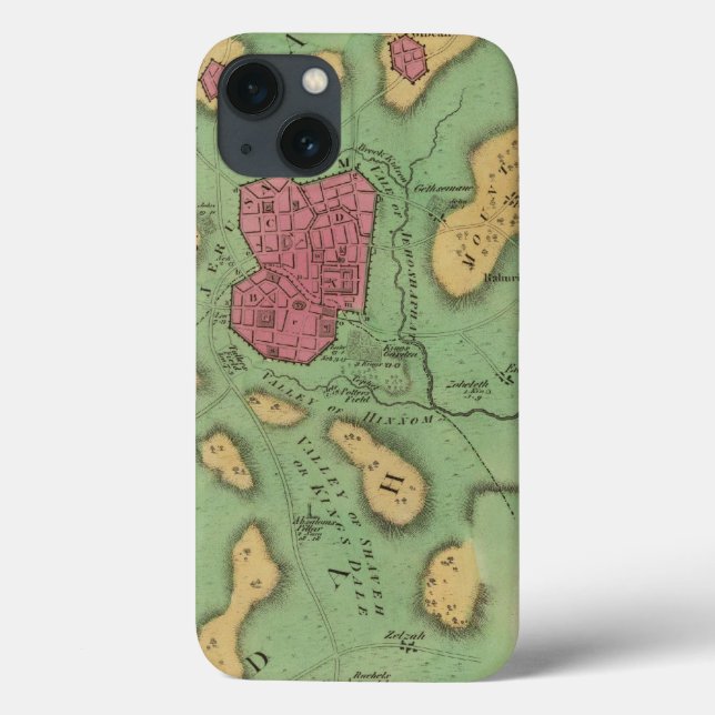 Coques Case-Mate iPhone Le Pays De Moriah Ou Jérusalem (Verso)