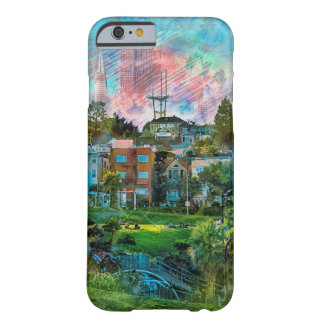 Coque Barely There iPhone 6 Le pays des merveilles San Francisco de hippies de
