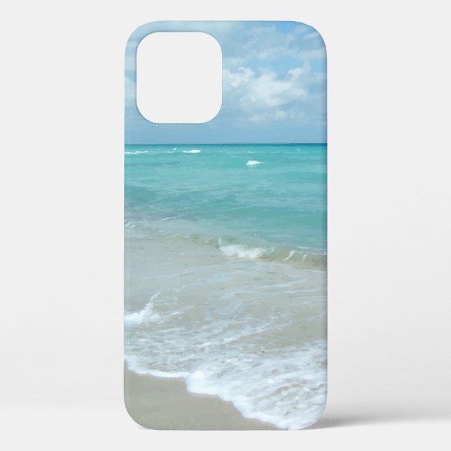 Coques Case-Mate iPhone Le paysage naturel de Blue Beach Ocean Landscape (Verso)