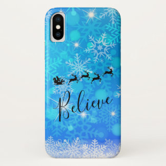 Case-Mate iPhone Case Le Père Noël et son renne volant - Croyez