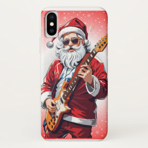 Case-Mate iPhone Case Le Père Noël joue de la guitare
