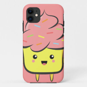 Etui iPhone Case-Mate Le petit gâteau heureux et de Kawaii avec coloré