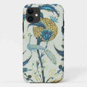 Coques Pour iPhone Le plat d'Iznik peint avec un paon était perché