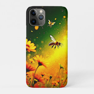 Case-Mate iPhone Case Le pollen doré des abeilles explose Joy Design
