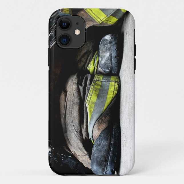 Coques Case-Mate iPhone Le pompier initialise le cas de Coque-Compagnon (Dos)