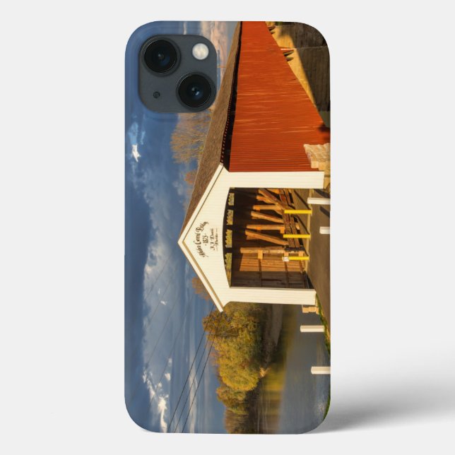 Coques Case-Mate iPhone Le pont couvert de Medora construit en 1875 (Verso)