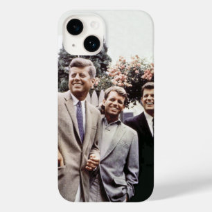 Coque Pour iPhone 14 Le président américain John Kennedy & Robert & Ted