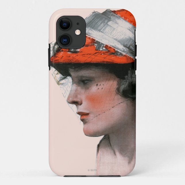 Coques Case-Mate iPhone Le profil de la femme (Dos)