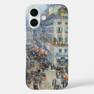 Coque Pour iPhone 16 Le Quatorze Juillet, Rue Daunou par Childe Hassam