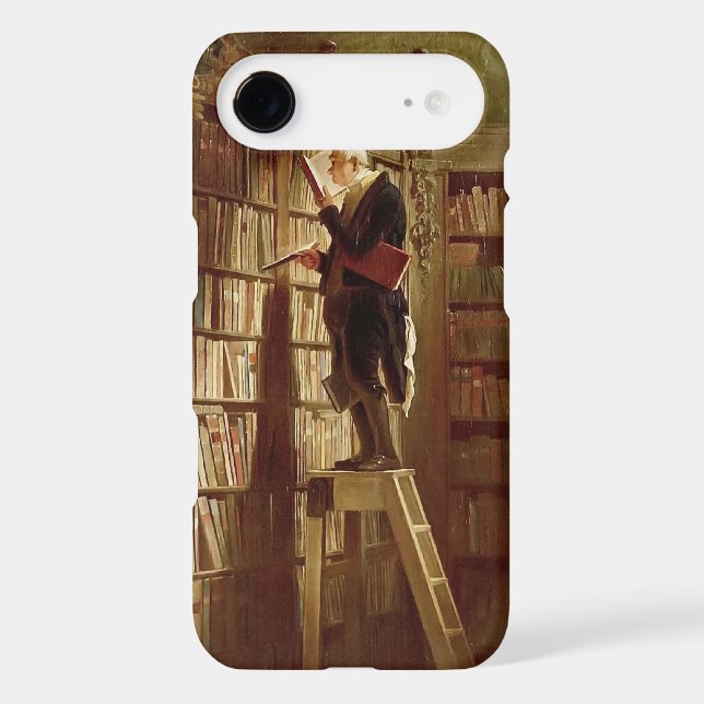 Coques Case-Mate iPhone Le rat de bibliothèque (Verso)