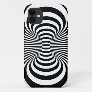Coque iPhone 11 Le résumé barre des cercles de forme