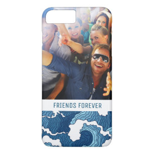 Etui iPhone Case-Mate Le résumé ondule votre photo et texte