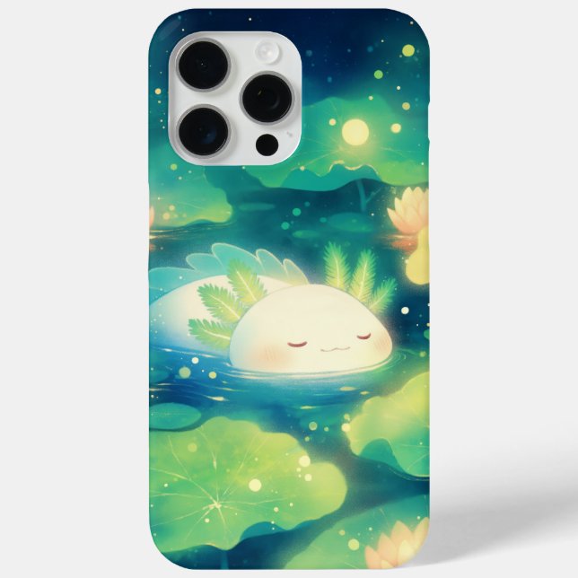 Coques Case-Mate iPhone Le rêve floral Axolotl (Verso)