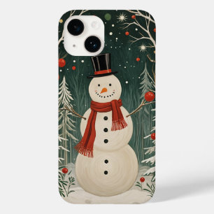Coque Pour iPhone 14 Le rêve hivernal de Snowman
