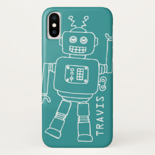 Case-Mate iPhone Case Le robot d'amusement a appelé les garçons