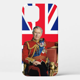 Case-Mate iPhone Case Le roi Charles III avec drapeau britannique