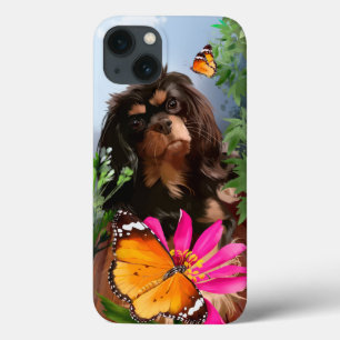 Case-Mate iPhone Case Le roi charles spaniel et papillons