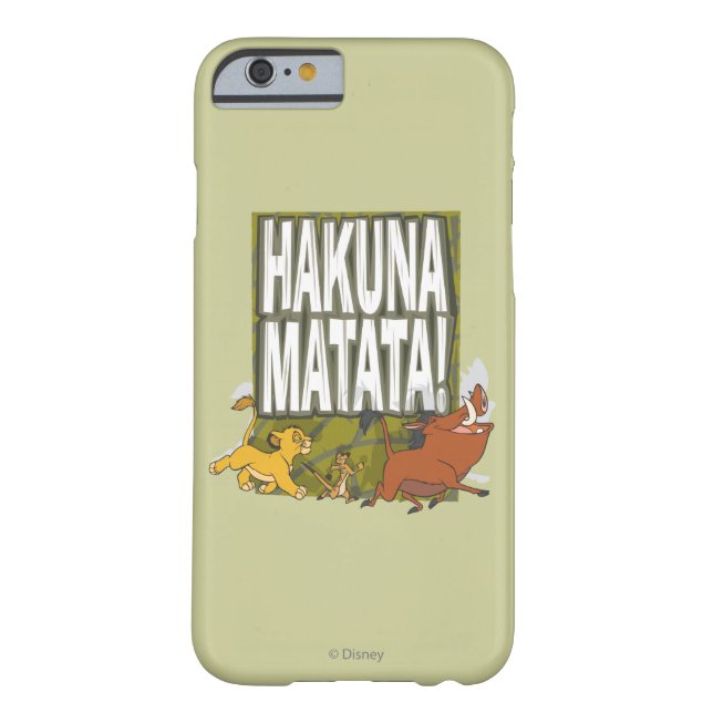 Coques Case-Mate iPhone Le Roi Lion Disney Hakuna Matata ! (Dos)