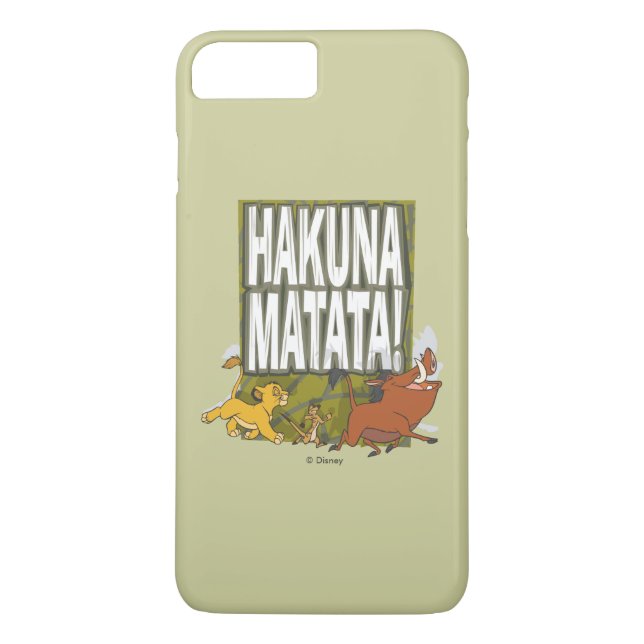 Coques Case-Mate iPhone Le Roi Lion Disney Hakuna Matata ! (Dos)