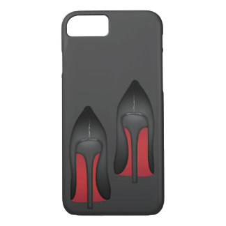 Coque iPhone 7 Le rouge simple base des talons hauts de