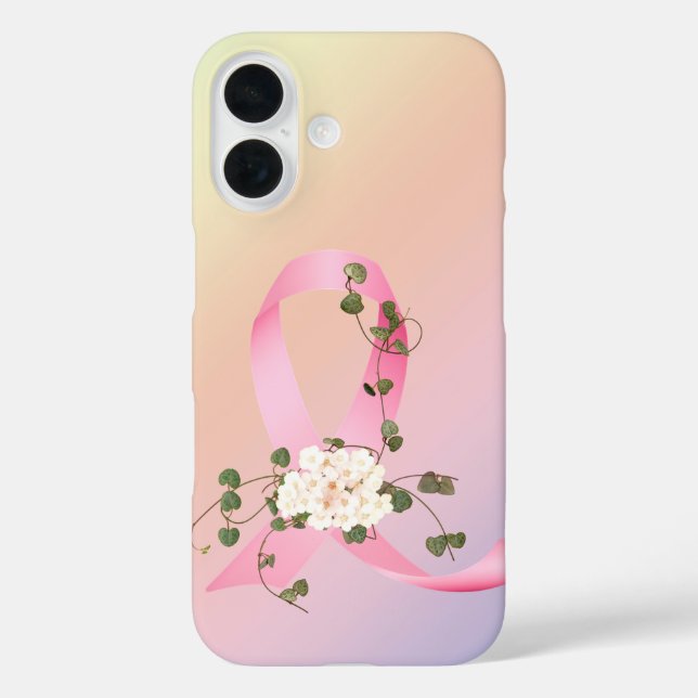 Coques Case-Mate iPhone Le Ruban Rose Au Lierre (Verso)