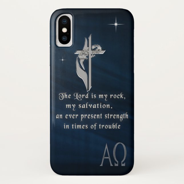 Coques Case-Mate iPhone Le Seigneur est mon rocher (Dos)