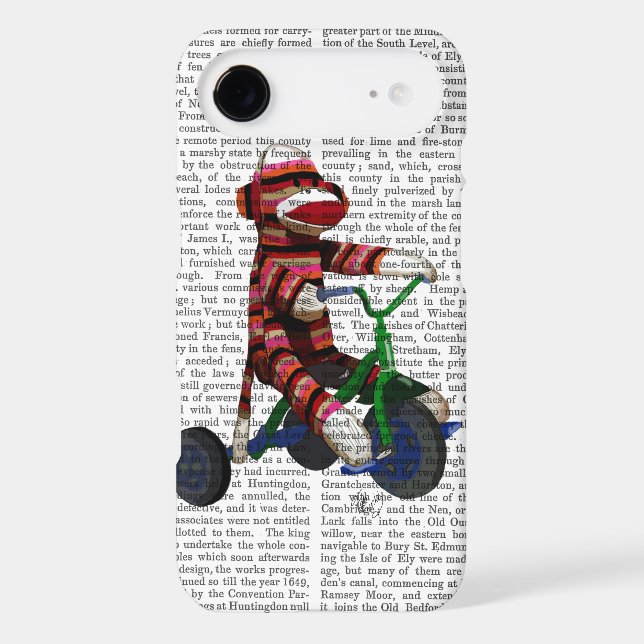 Coques Case-Mate iPhone Le singe de queue sur le vélo (Verso)