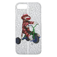 Le singe de queue sur le vélo