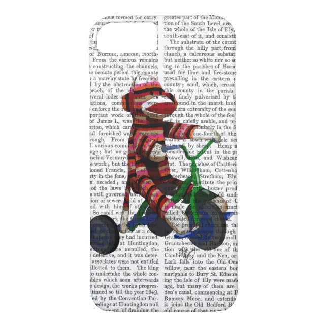 Coques Case-Mate iPhone Le singe de queue sur le vélo (Dos)