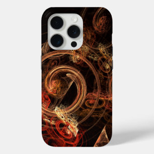 Coque iPhone 15 Pro Le son de la musique Art Abstrait