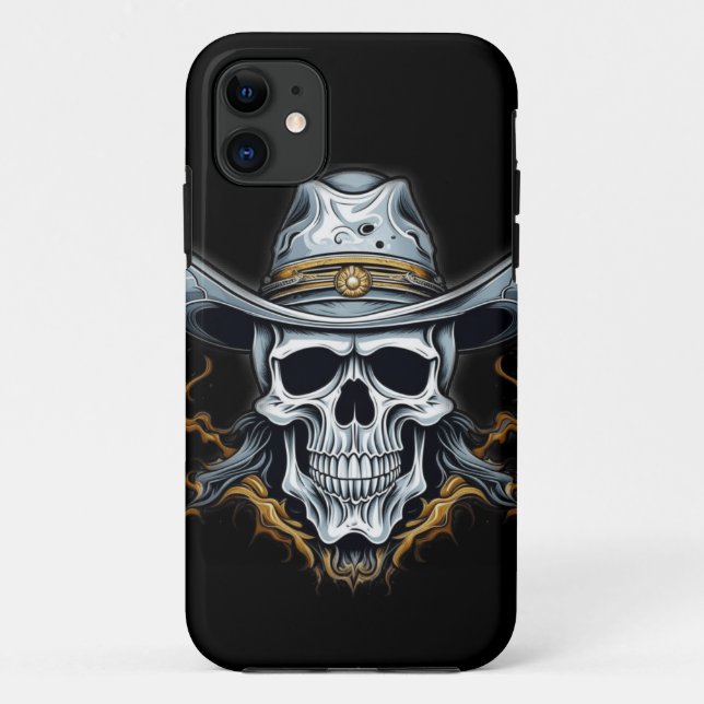 Coques Case-Mate iPhone Le squelette cowboy (Dos)
