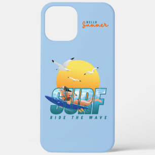 Case-Mate iPhone Case Le surfeur chevauche la vague   (F)