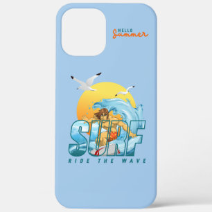 Case-Mate iPhone Case Le Surfeur Chevauche la Vague (M)
