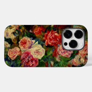 Coque Pour iPhone 14 Pro Le tableau de Pierre Renoir, Roses,