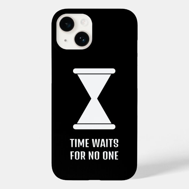 Coques Case-Mate iPhone Le temps n'attend personne une heure sablonneuse c (Verso)