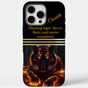 Coques iPhone 16 Pro Max Le tigre brille dans l'ombre